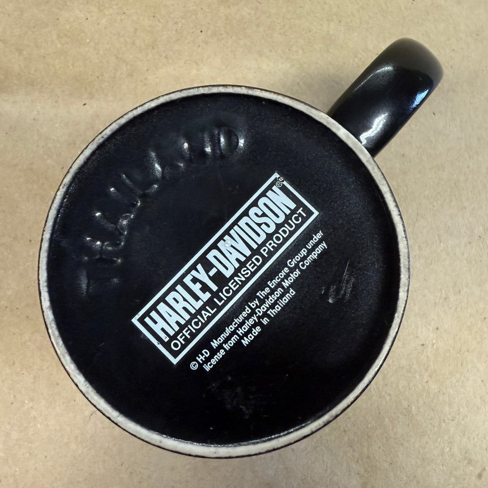 Harley Davidson with Flames Mug